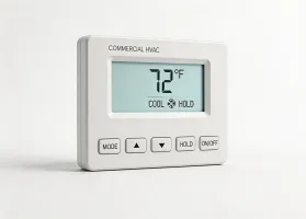 Commercial HVAC thermostats