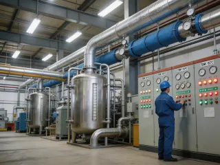 Industrial process cooling controls